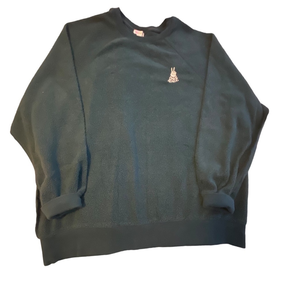 Flirtitude Active peace sign sweatshirt size Large